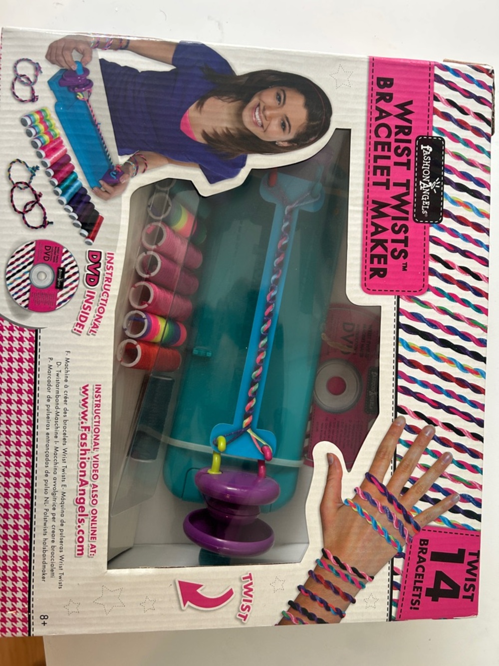 Fashion Angels Wrist Twists Bracelet Maker - Teal/Purple Kit